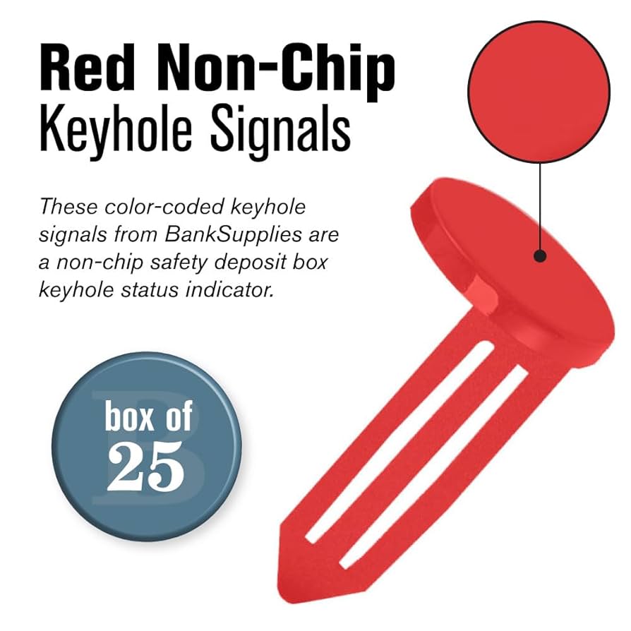 Amazon.com: BankSupplies Keyhole Signals - Red Officially
